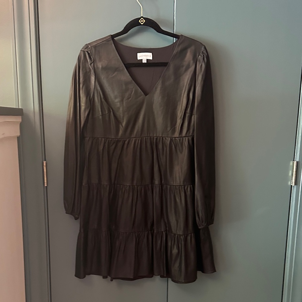 Lucy Paris Elegant Black Long Sleeve Dress
